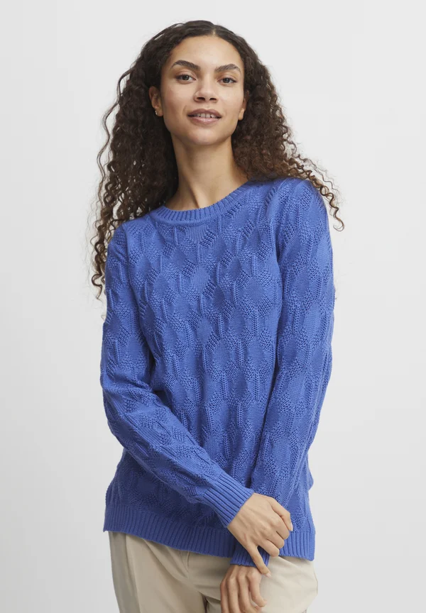 BYMILJA - Strickpullover - strong blue