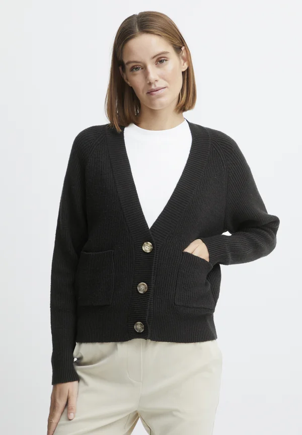 BYMILO - Strickjacke - black