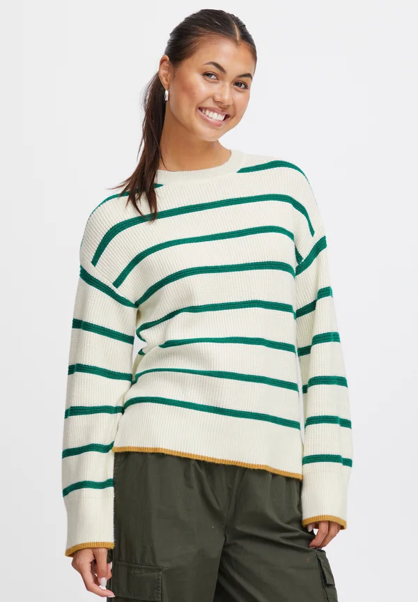 BYMILO - Strickpullover - cadmium green mix