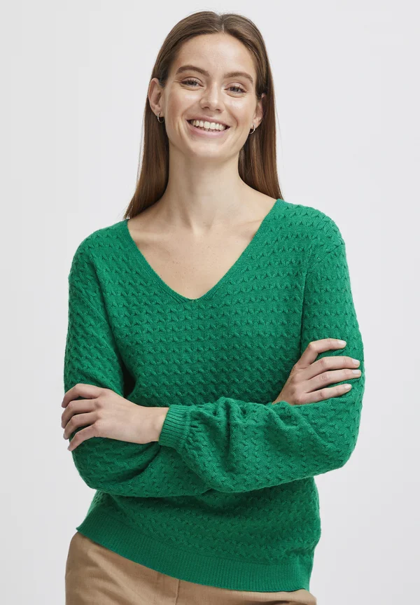 BYMilo - Strickpullover - cadmium green