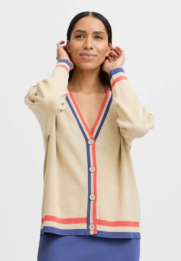 BYMMMORLA - Strickjacke - humus mix