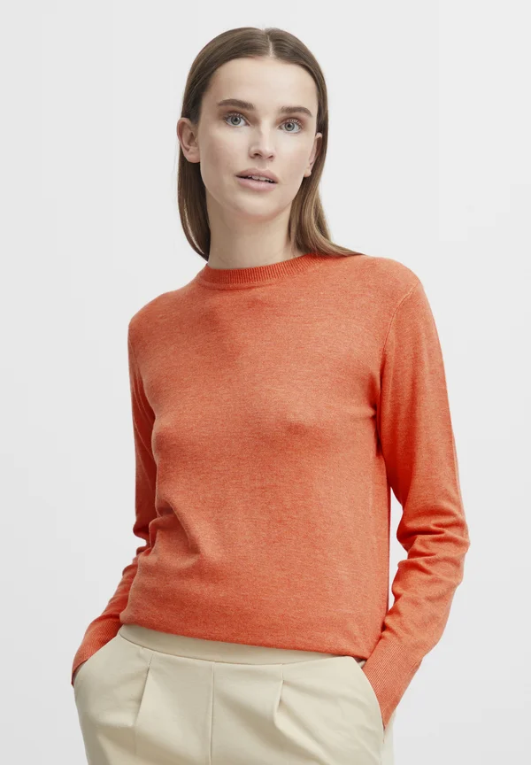 BYMmpimba - Strickpullover - orangeade melange