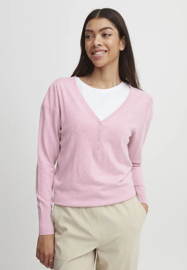 BYMMPIMBA - Strickpullover - pink sachet melange