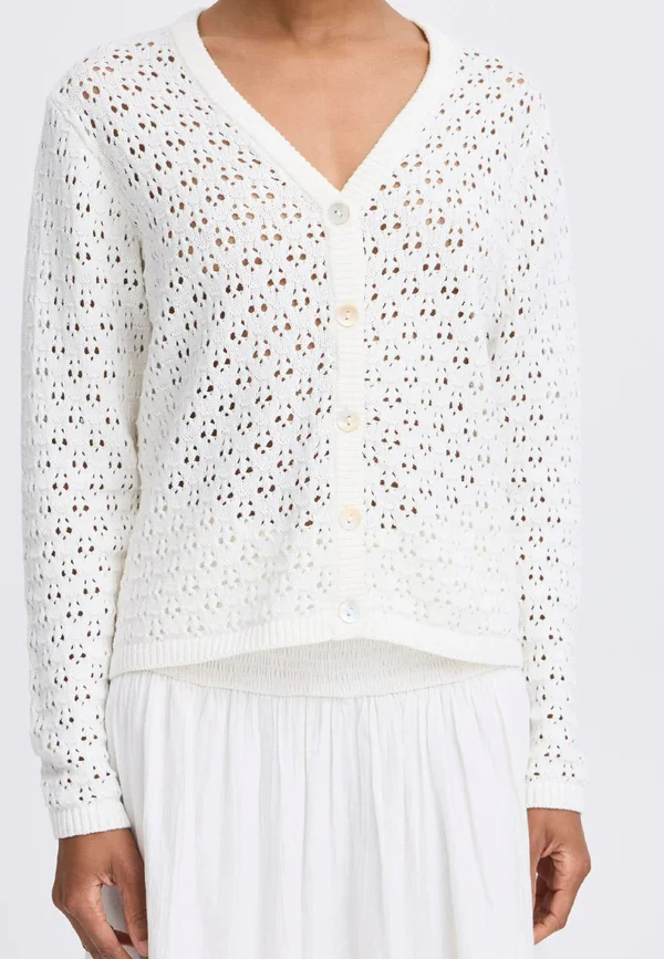 BYNAJO - Strickjacke - marshmallow