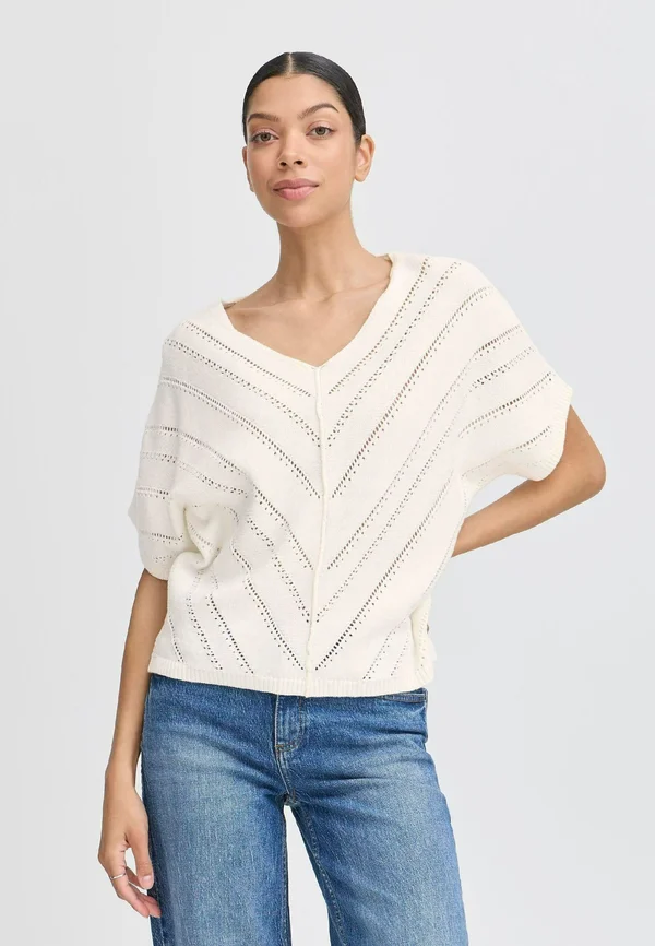 BYNAJO - Strickpullover - marshmallow