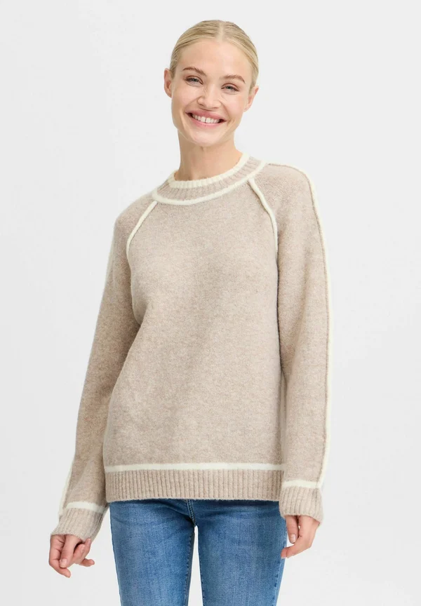 BYNINNA - Strickpullover - sepia tint mix