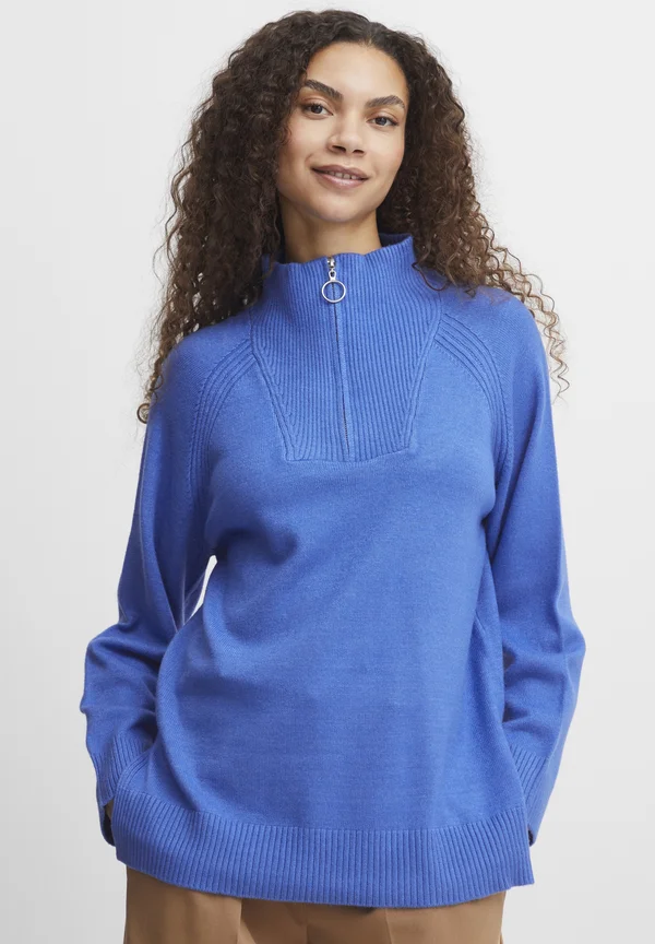 BYNonina - Strickpullover - strong blue melange