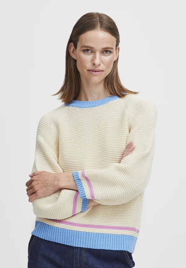 BYOma - Strickpullover - birch mix