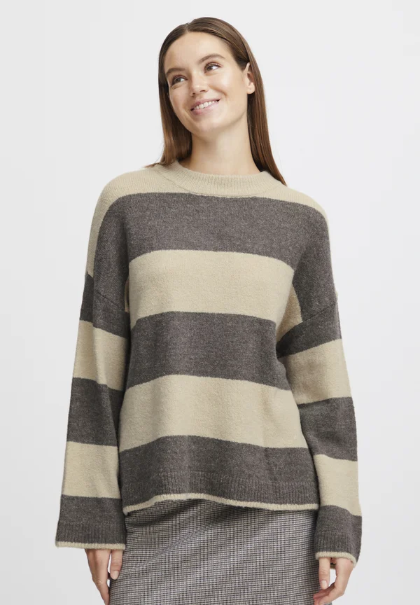 BYOMARTHA - Strickpullover - cement mix