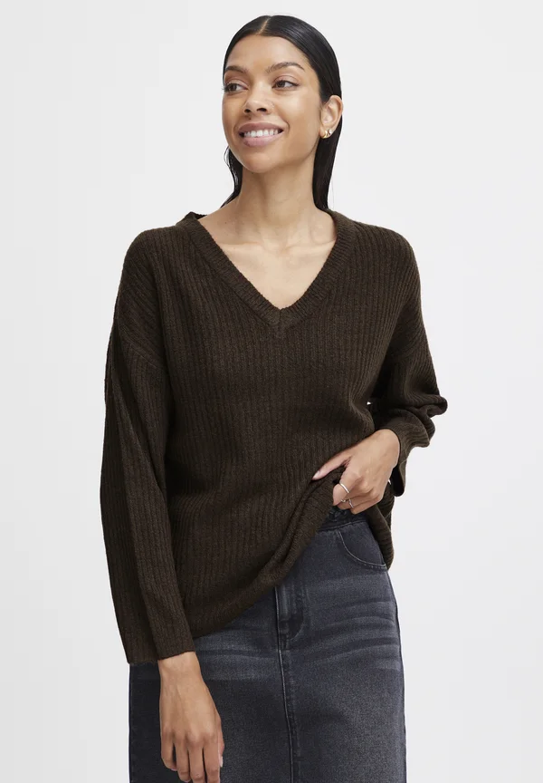 BYONEMA - Strickpullover - java melange