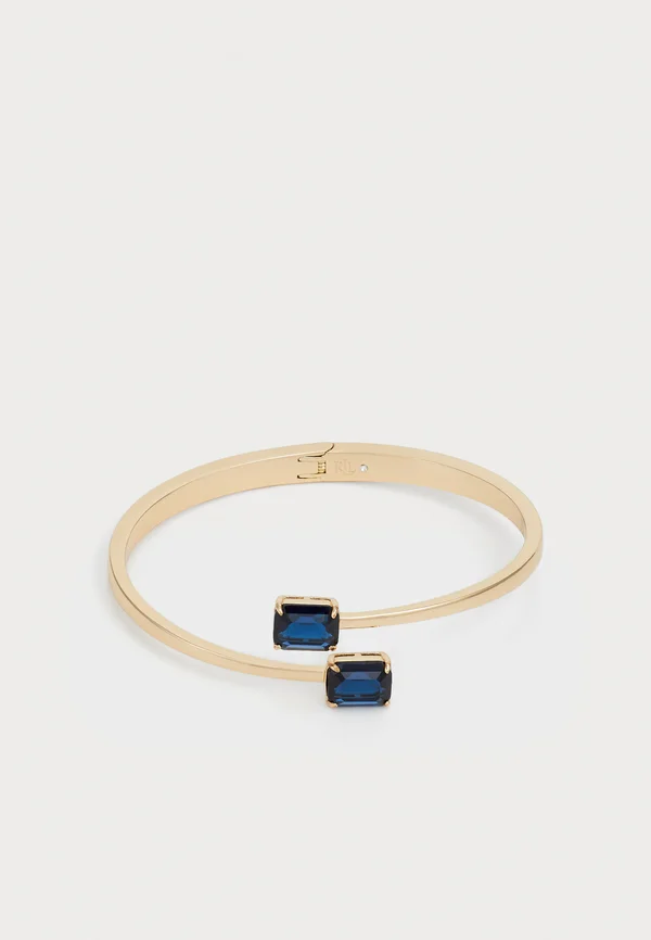 BYPASS CUFF - Armband - gold-coloured/dark indigo