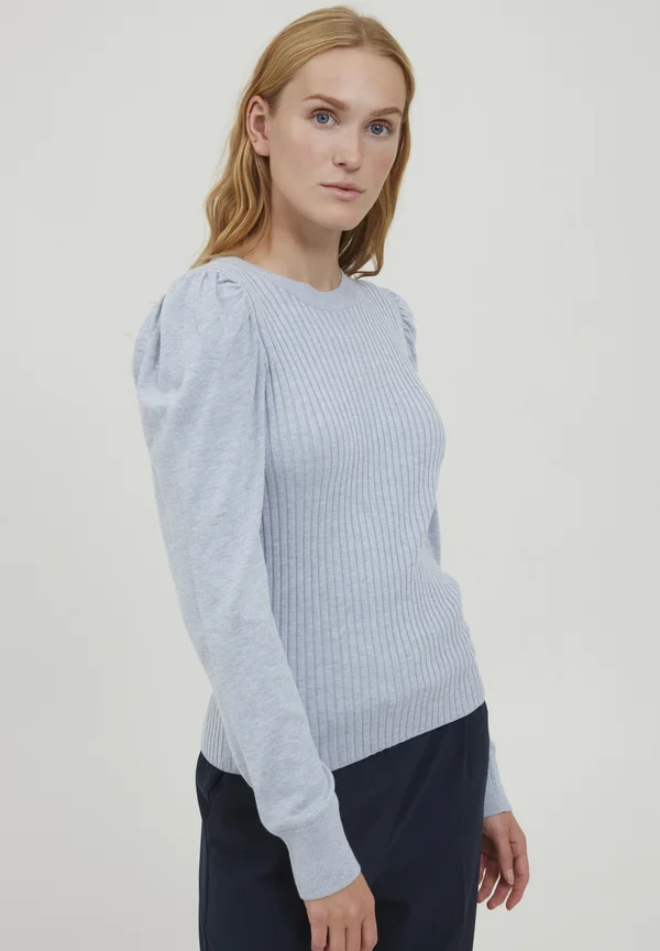 BYPimba - Strickpullover - kentucky blue melange
