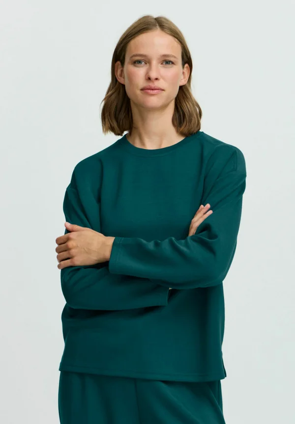 BYPusti - Strickpullover - sea moss