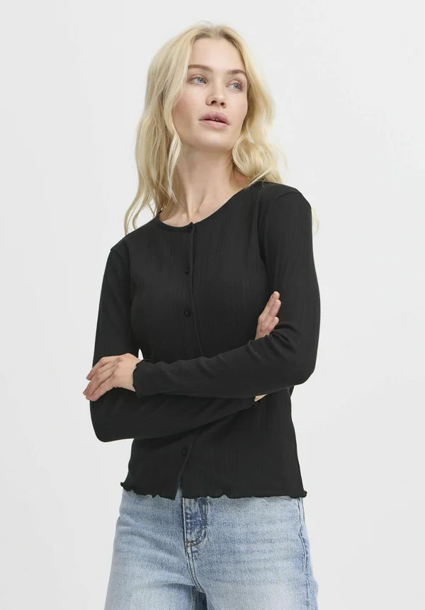 BYUNICA - Strickjacke - black