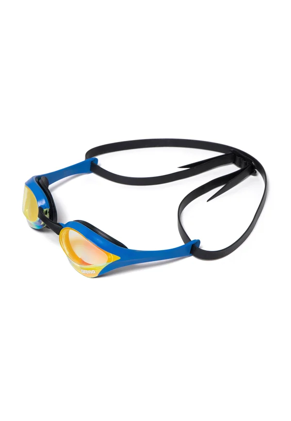 C O B R A ULTRA SWIPE MIRROR - Schwimmbrillen - yellow copper-blue