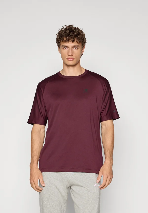 C-TECH CREWNECK  - Sport T-Shirt - bordeuax