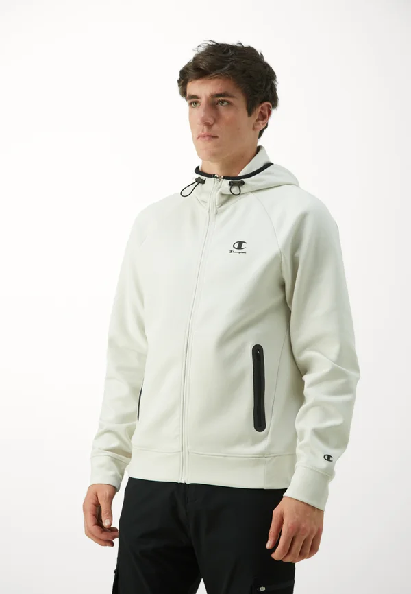 C-TECH FULL ZIP HOODIE - Sweatjacke - offwhite