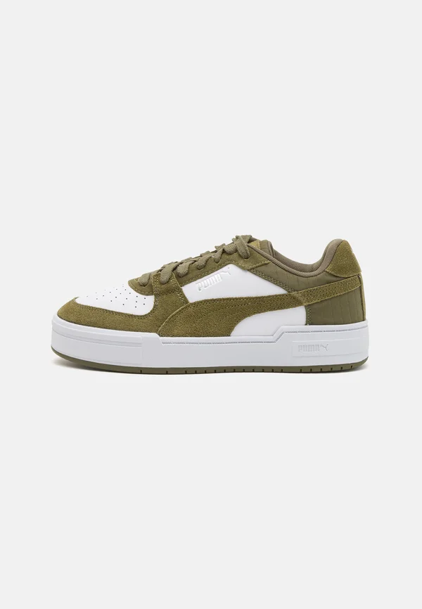 CA PRO QUILT - Sneaker low - white/olive drab