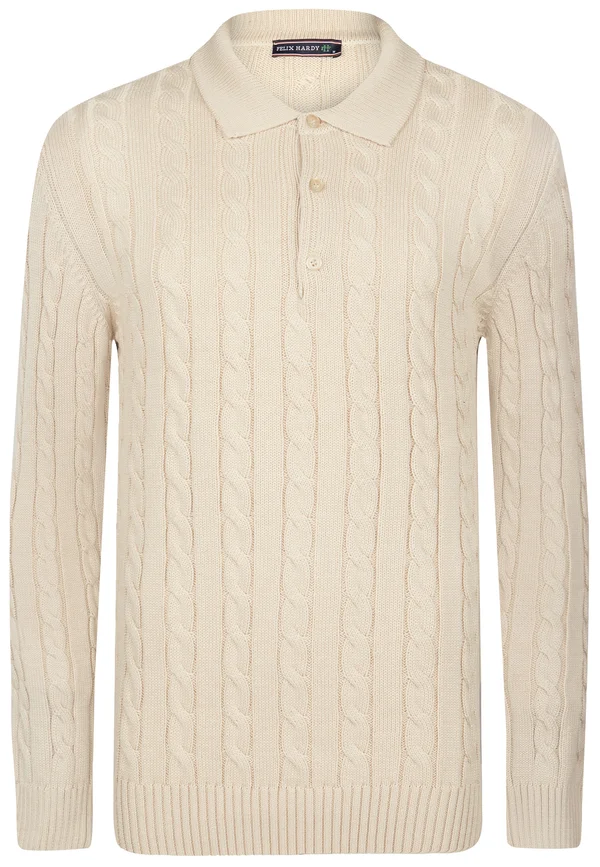 CABLE LONG SLEEVE - Strickpullover - beige