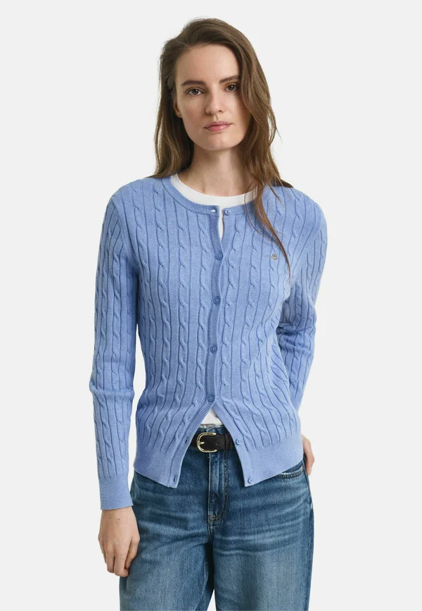 CABLE - Strickjacke - clear sky