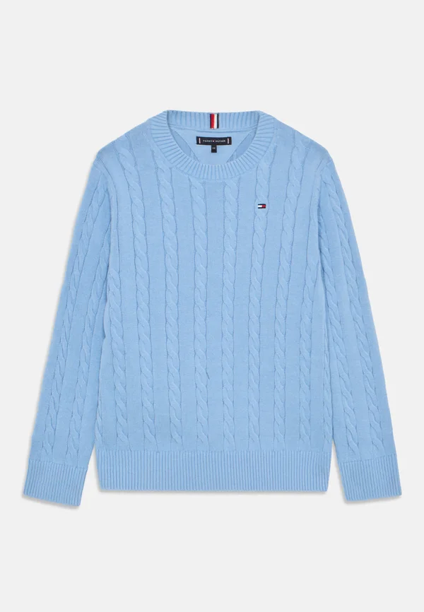CABLE SWEATER - Strickpullover - cloudy blue