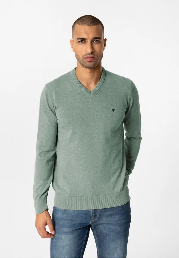 CABRERA - Strickpullover - green melange