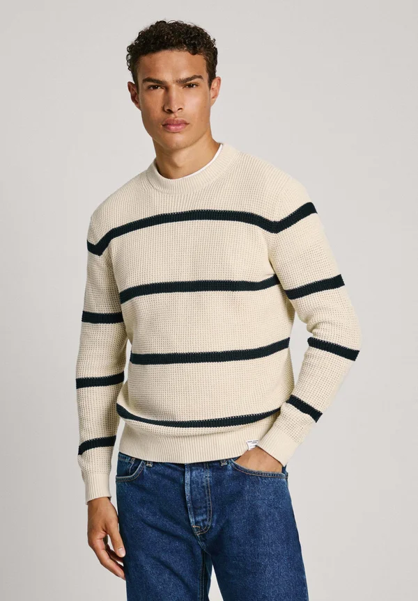 CAIRO - Strickpullover - ivory white