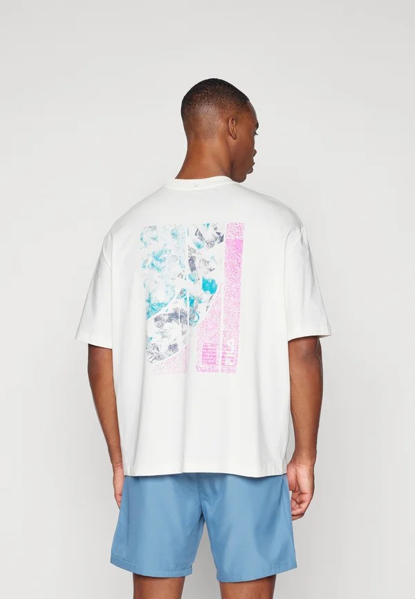 CAIUS - T-Shirt print - white alyssum