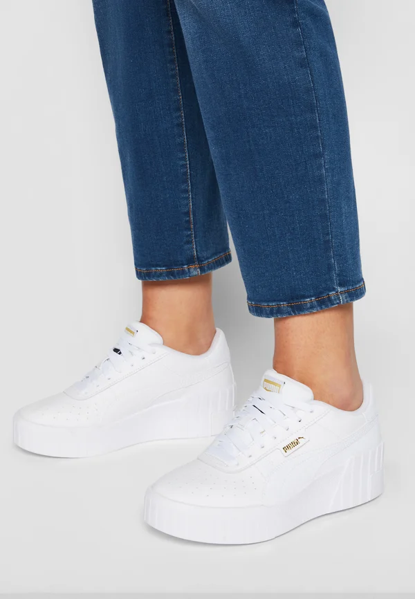 CALI WEDGE - Sneaker low - white
