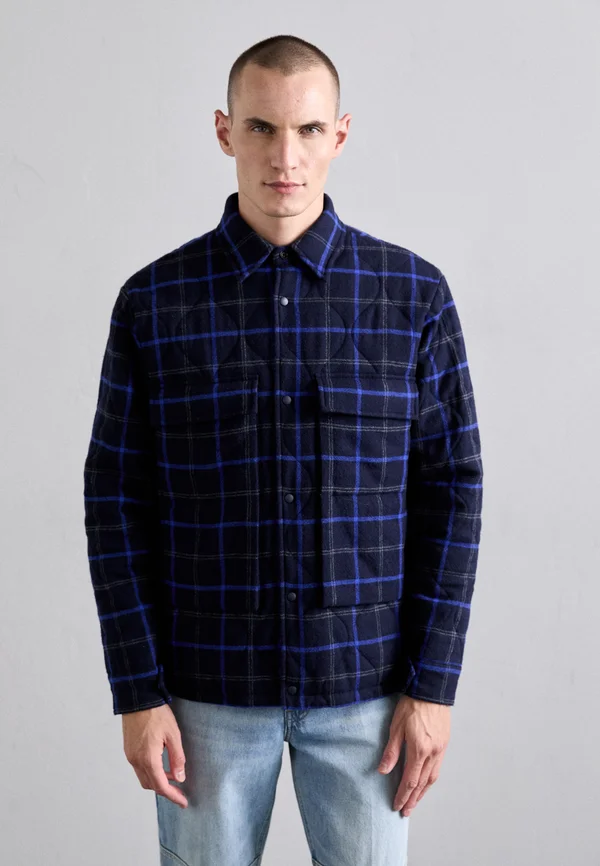 CAMICIA BUILD - Übergangsjacke - blu