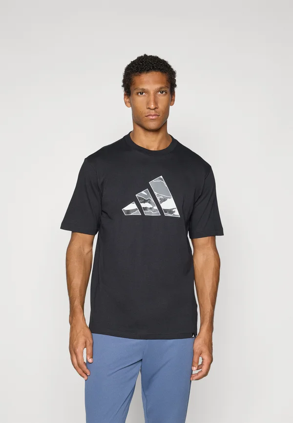 CAMO LOGO - T-Shirt print - black