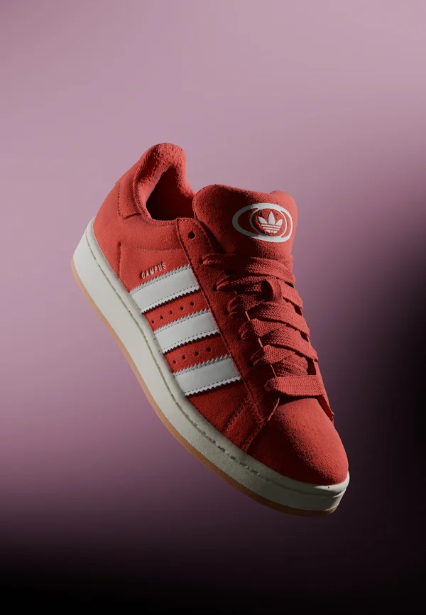 CAMPUS 00S - Sneaker low - better scarlet/ftwr white/off white