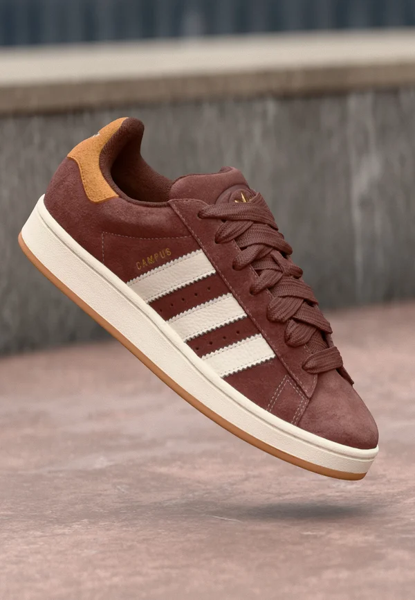 CAMPUS 00S UNISEX - Skateschuh - fox brown/off white/rustic orange