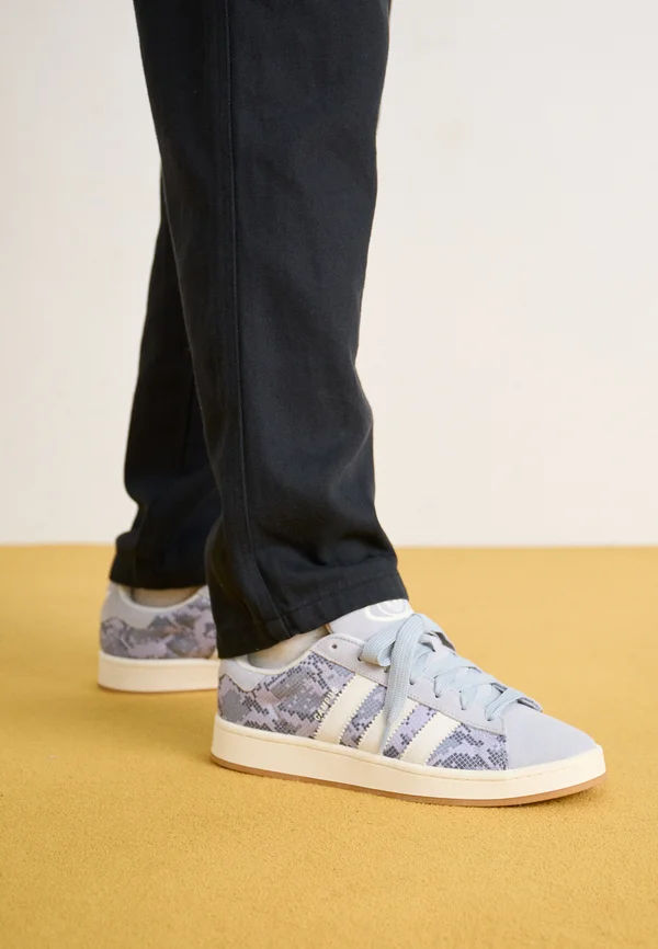 CAMPUS 00S UNISEX - Sneaker low - halo silver/cream white/shadow navy