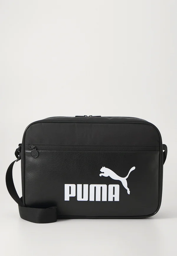 CAMPUS MEDIUM REPORTER BAG UNISEX - Umhängetasche - black