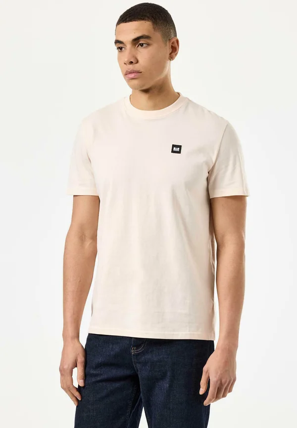 CANNON BADGE TEE - T-Shirt basic - alabaster