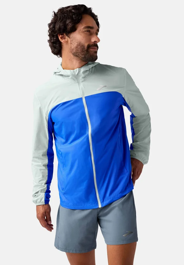 CANOPY PACKABLE - Laufjacke - neo blue smoke