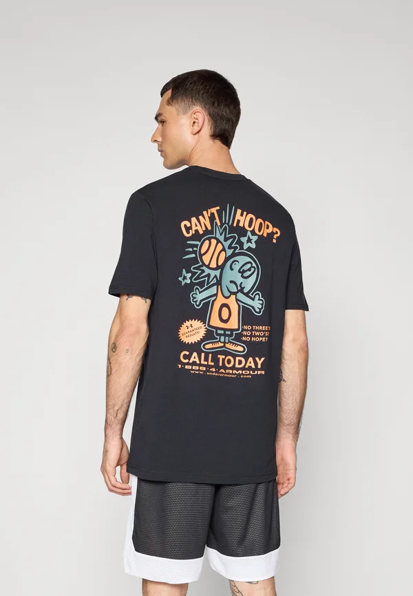 CANT HOOP  - T-Shirt print - black/orange base