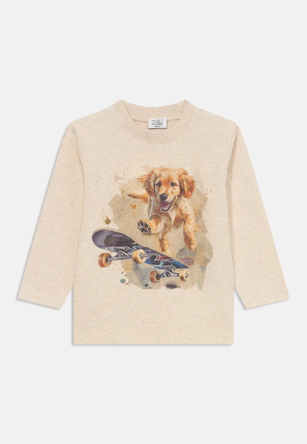 CANTON SKATER DOG - Langarmshirt - wheat