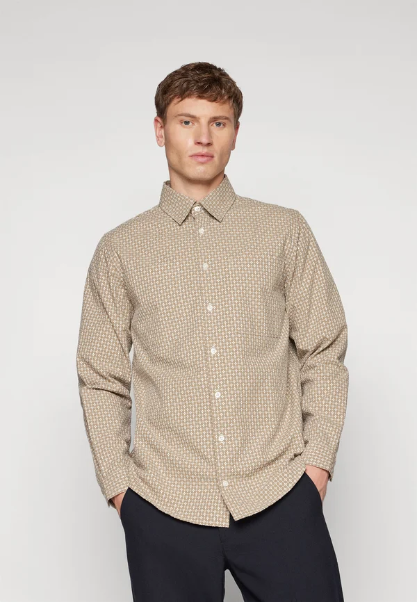 CANYON - Hemd - broken white/taupe