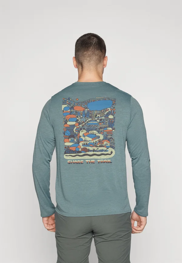CAP COOL DAILY GRAPHIC SHIRT - LANDS - Langarmshirt - nouveau green