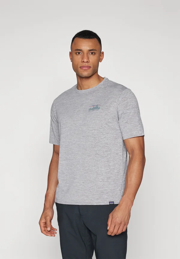 CAP COOL DAILY GRAPHIC SHIRT - Sport T-Shirt - skyline/feather grey