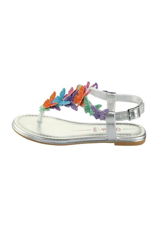 CAPRI GLAM - Riemensandalette - silver multi