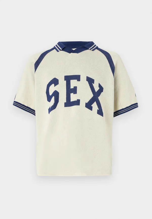 CAPTAIN KINKY UNISEX - Strickpullover - cream/dark blue