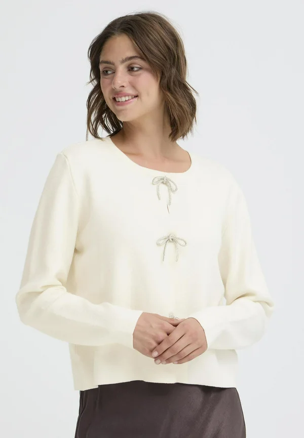 CAR - Strickjacke - whisper white