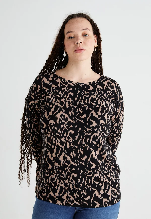 CARALBA 3/4 - Strickpullover - black