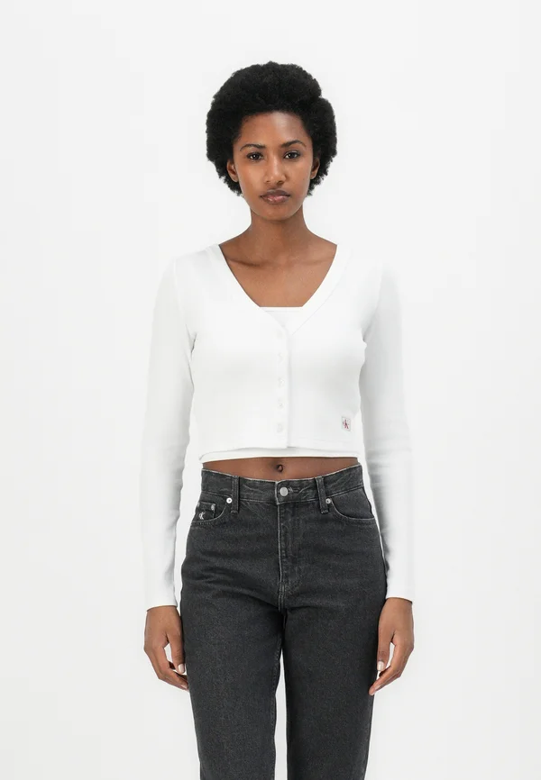 CARD - Strickjacke - brilliant white