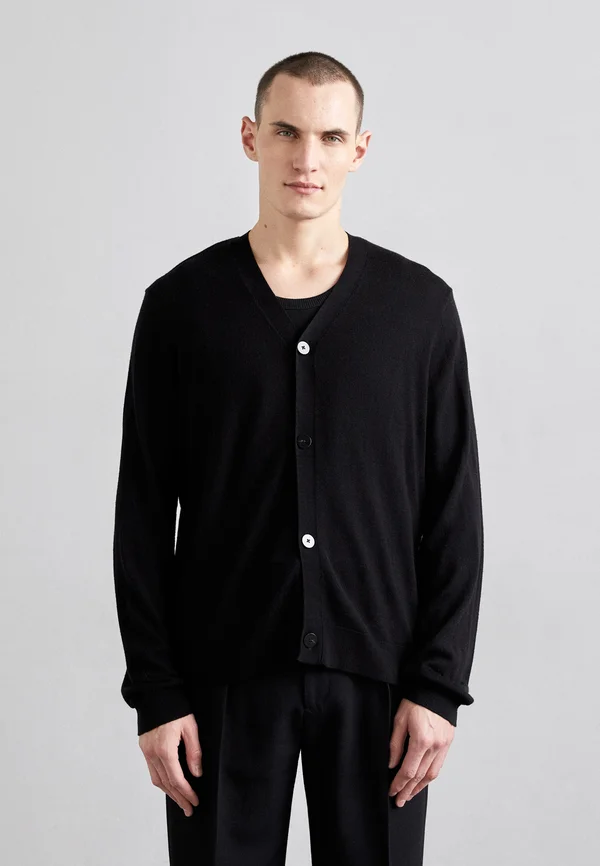 CARDIGAN - Strickjacke - black