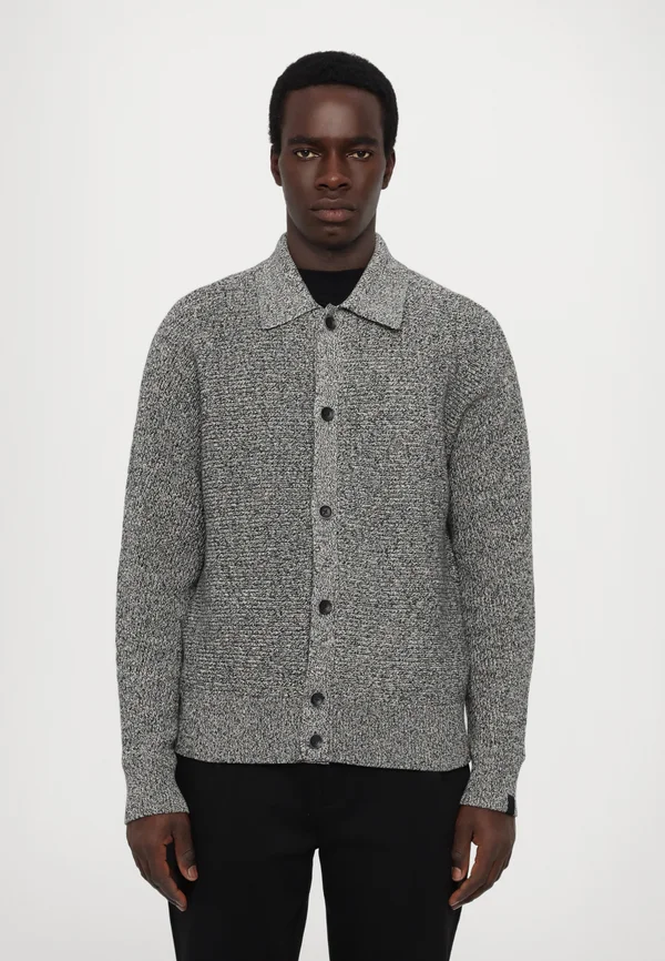 CARDIGAN - Strickjacke - grey