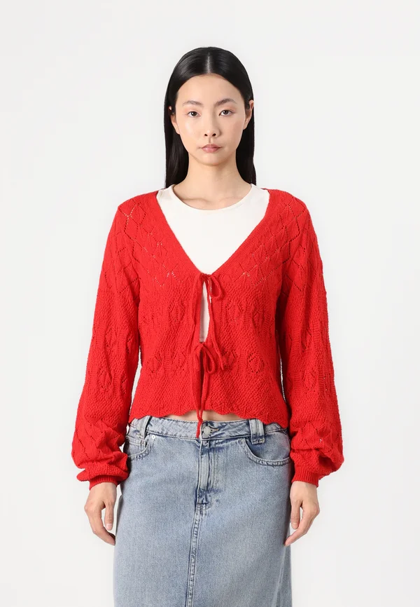 CARDIGAN - Strickjacke - high risk red
